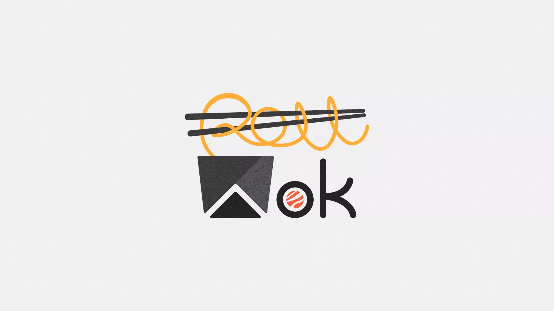 Разработка логотипа в Богородицке для суши-бара «Roll Wok Club» Разработка логотипа в Богородицке для суши-бара «Roll Wok Club»